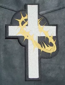 Cross and Thorns - Christian Patch - Picture 1 of 1