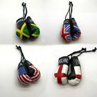 Car Hanging Boxing Gloves Decoration Country Flag Pair Single Set Van UFC MMA UK