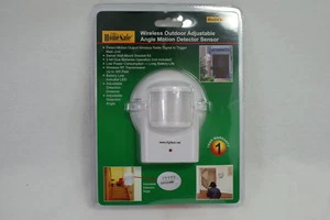 Sensor detector de movimiento de ángulo ajustable inalámbrico PIR externo para exteriores rango de 300 pies - Imagen 1 de 1