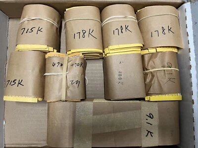 Lote de 10 resistencias VLSI Technology 715K 1/4W NOS 10 piezas Foto 1 de 2