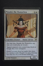 Magic The Gathering MTG MASAKO THE HUMORLESS Champions of  Kamigawa LP Played