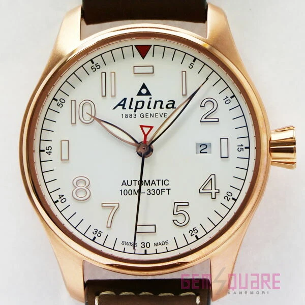 Alpina Startimer Pilot Automatic Al-525s4s4 - 44mm Rose Gold Men's Watch