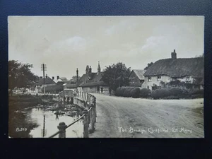 Wiltshire CODFORD ST. MARY The Bridge c1915 RP Postkarte von Grosvenor Serie - Bild 1 von 2