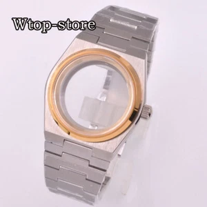 40mm Case Gold bezel for PRX Super Player Men Watch NH35 NH36 NH38 Watch Case - Picture 1 of 12