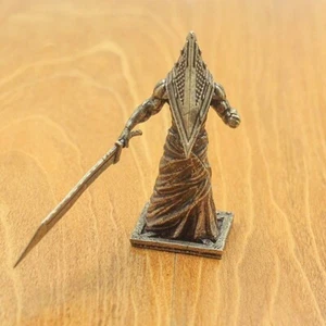 Silent Hill White Brass Pyramid Head Miniature Figurine - USA Shipping - Picture 1 of 6