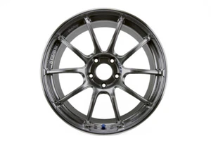 Advan YAZ7I63EHB for RZII 17x9.0 +63 5-114.3 Racing Hyper Black Wheel - Picture 1 of 2