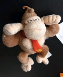 Donkey Kong Plush Doll Stuffed Animal Toy 7" Super Mario 2021 Nintendo New NWT - Picture 1 of 6