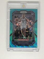 2022-23 Panini Prizm Monopoly Keegan Murray #78 Rookie Card Teal Wave Parallel