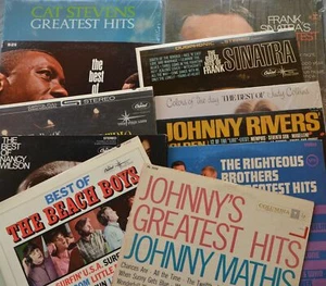 Greatest Hits Vinyl LP Lot First Press! Sinatra Beach Boys Cat Stevens + 9 More - Picture 1 of 17