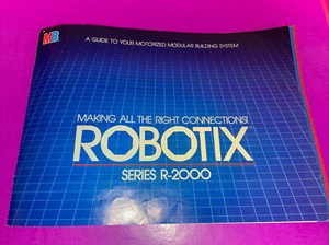 Milton Bradley Making All The Right Connections ROBOTIX R-2000 Manual 1984 VTG - Picture 1 of 10