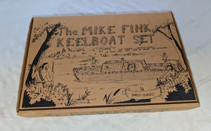 Barzso Playsets The Mike Fink Keelboat Set w/ Figures Accessories and Box - Picture 1 of 7