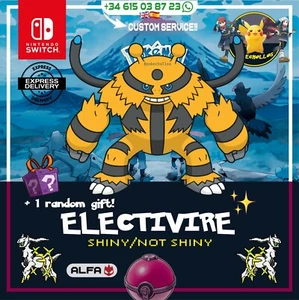 ✨ELECTIVIRE SHINY ✨ | pokemon leyendas Arceus 🏞️ / Legends Arceus 🌋 - Picture 1 of 3