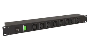 Hammond 1582T8E1BK 19" Rack Mount PDU [Brand New In Box] - Bild 1 von 2