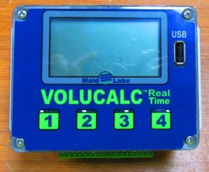 🤓 VOLUCALC 12 VDC REAL TIME VOLUMETRIC FLOW METER 10-26 VDC MAX 2A 15A-75A-ALT - Picture 1 of 9