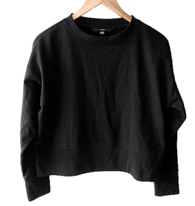 Vero Moda Women's Size S Black Pullover Cropped Sweatshirt - Picture 1 of 5