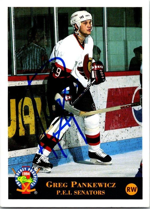 Greg Pankewicz autographed Hockey Card 1994 Classic Prospects Rookie #57 - Image 1 of 1