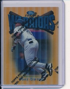 TONY GWYNN 1997 TOPPS FINEST WARRIORS RARE GOLD WITH COATING