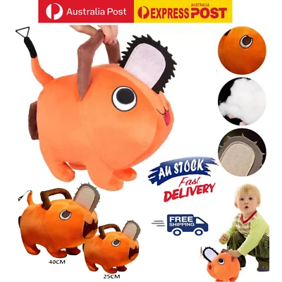 Anime Chainsaw Man Kawaii Pochita Soft Plush Doll Pillow Toy Gift 40cm 25cm - image 1 of 4