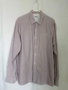 Timberland mens casual shirt Size XL TG Red Stripe cotton - Picture 1 of 12