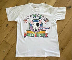 Vintage Spuds Mackenzie Bud Light T-Shirt Herren XL weiß 1987 Single Stitch Beer - Bild 1 von 11