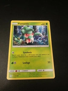 Pokemon Sun & Moon Base Set Fomantis Common Card 14/149 NM - Picture 1 of 1