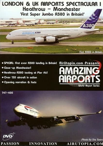 London and UK Airports Spectacular I A-380 Landing DVD - Picture 1 of 1