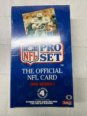 1992 Pro Set NFL Football Cards – Series I – Factory Sealed Hobby Box – 36 Packs - Image 1 of 4