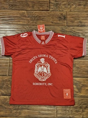 Camiseta de fútbol americano Buffalo Dallas Delta Sigma Theta Crest [roja - pequeña] Foto 1 de 4