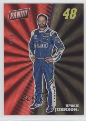 2017 Panini National Convention Rainbow Spokes /49 Jimmie Johnson #R4 HOF - Image 1 of 2