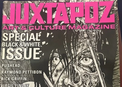 JUXTAPOZ Art & Culture Magazine Special B & W Issue Spring 2005; RARE SHIPS FREE - Image 1 of 4