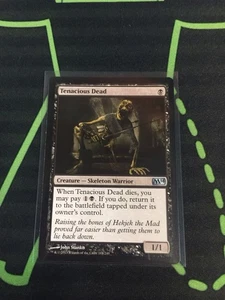 MTG Magic The Gathering Tenacious Dead M14 Black Skeleton  - Picture 1 of 1
