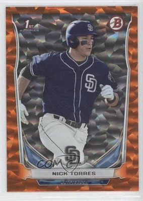 2014 Bowman Draft Orange Ice /25 Nick Torres #DP112 - Image 1 of 2