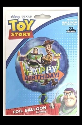 Globo Feliz Cumpleaños Toy Story Disney Pixar Decoración Lámina Sorpresa Divertida Decoración Foto 1 de 4