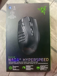 Razer Naga V2 Hyperspeed Ergonomic Wireless MMO Gaming Mouse - Picture 1 of 2