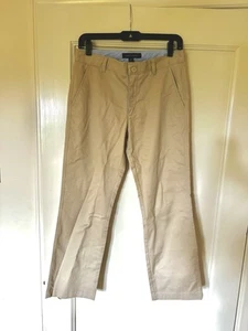 Tommy Hilfiger Boys 14 Husky tan uniform khaki pants - Picture 1 of 5