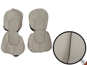 Mercedes Benz R129 SL Seat Covers Set From 1995 With Hole Perforation Champignon - Picture 1 of 1