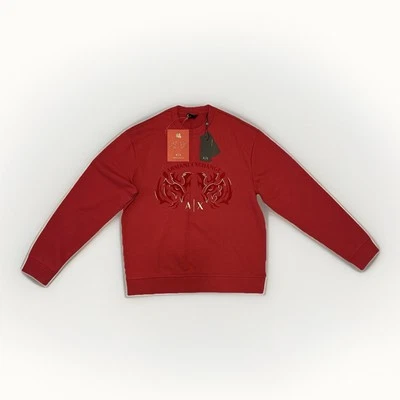 Armani Exchange A|X Sweater and Jogger set - Medium- Red - Image 1 of 4