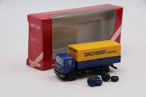 Herpa MAN M90 Flatbed/Tarpaulin "Dachser Spedition" No. 866002 1:87 /H18227 - Picture 1 of 1