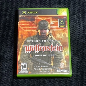 Return to Castle Wolfenstein - Microsoft Xbox Complete W Manual - Picture 1 of 4