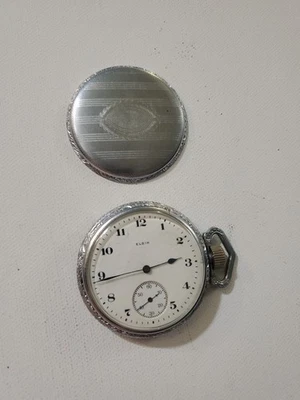 Vintage Silvertone Elgin Pocket Watch -READ - Image 1 of 4