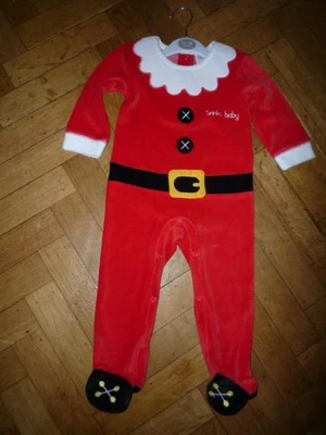 Costume vestito fantasia Babbo Natale Baby Gro -tutte le taglie neonati - Immagine 1 di 3
