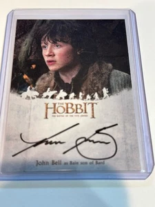 The Hobbit: The Desolation of Smaug Autograph John Bell as Bain son Bard Auto - Picture 1 of 2