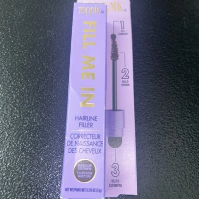 Relleno Toppik Fill Me In Hair Line marrón medio 0,176 oz Foto 1 de 3