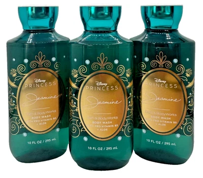 Bath & Body Works LOTE de 3 Gel de Ducha Jazmín Princesa Disney 10 OZ Foto 1 de 2