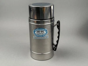 Vintage Uno-Vac 24 Unzen Thermoskanne unzerbrechlich Edelstahl - Bild 1 von 10