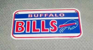 NFL Buffalo Bills Embossed Metal Mini License Plate - New - Rare - Picture 1 of 1