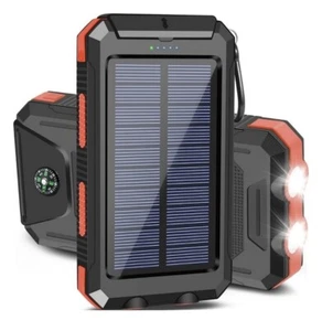 20000mAh Solar Charger for Cell Phone iPhone, Portable Solar Power Bank - Picture 1 of 6