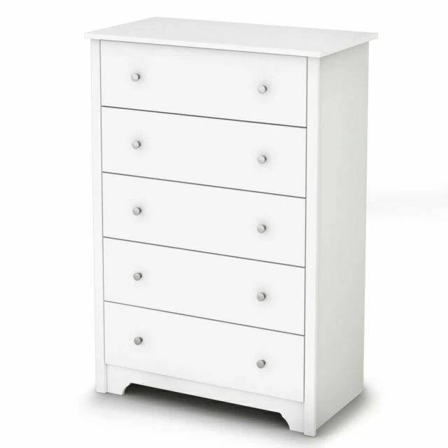 South Shore 3150035 5 Drawer Chest Pure White