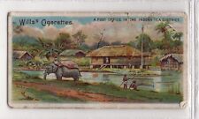 British Empire photo card 1912 #32 Post Office in the Indian Tea District