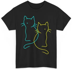 80s 90s Cats Retro Kitten Vintage Cat Children's T-Shirt - Picture 1 of 12